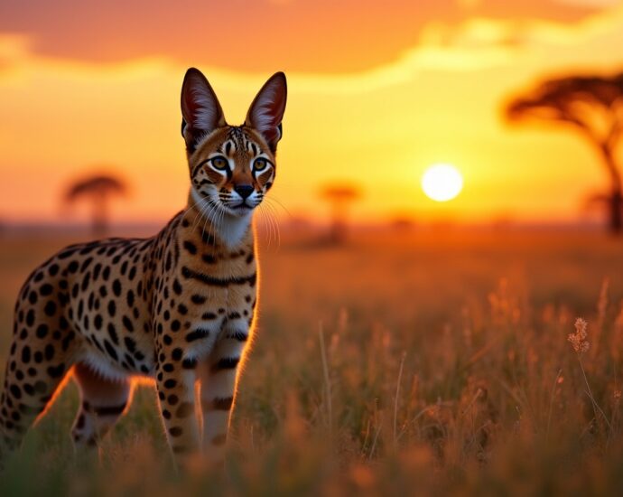 Serval : Exploration d'une espèce sauvage au charme captivant