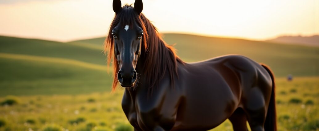 À la découverte du cheval frison : ses traits distinctifs et son riche héritage historique