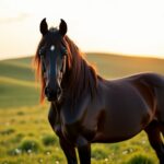 À la découverte du cheval frison : ses traits distinctifs et son riche héritage historique