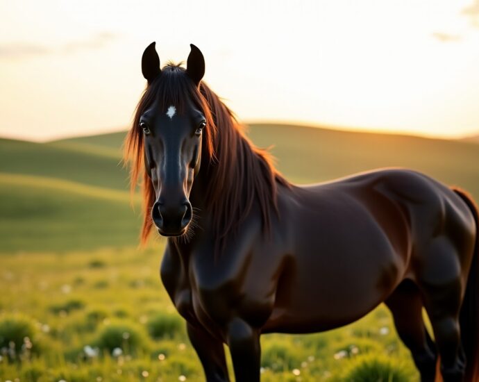 À la découverte du cheval frison : ses traits distinctifs et son riche héritage historique