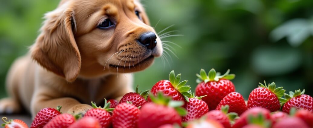 Les fraises et nos chiens : une gourmandise sans risque ?