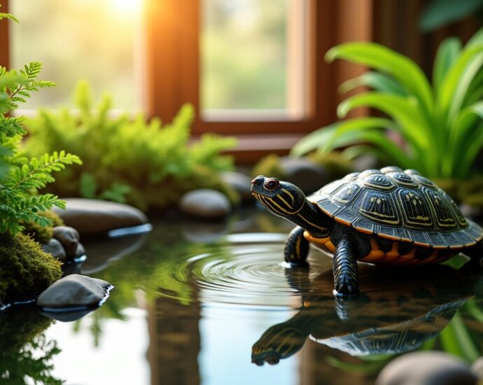 Terrarium pour tortue : guide pour aménager un habitat naturel et accueillant pour votre reptile