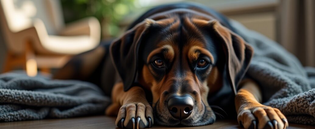 Chien à queue basse et malade : savoir reconnaître ce signe et agir rapidement