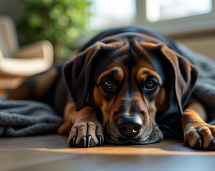 Chien à queue basse et malade : savoir reconnaître ce signe et agir rapidement