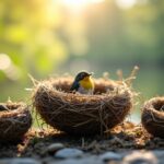 Nids d’oiseaux : diversité des types, lieux d’observation et secrets de leurs matériaux